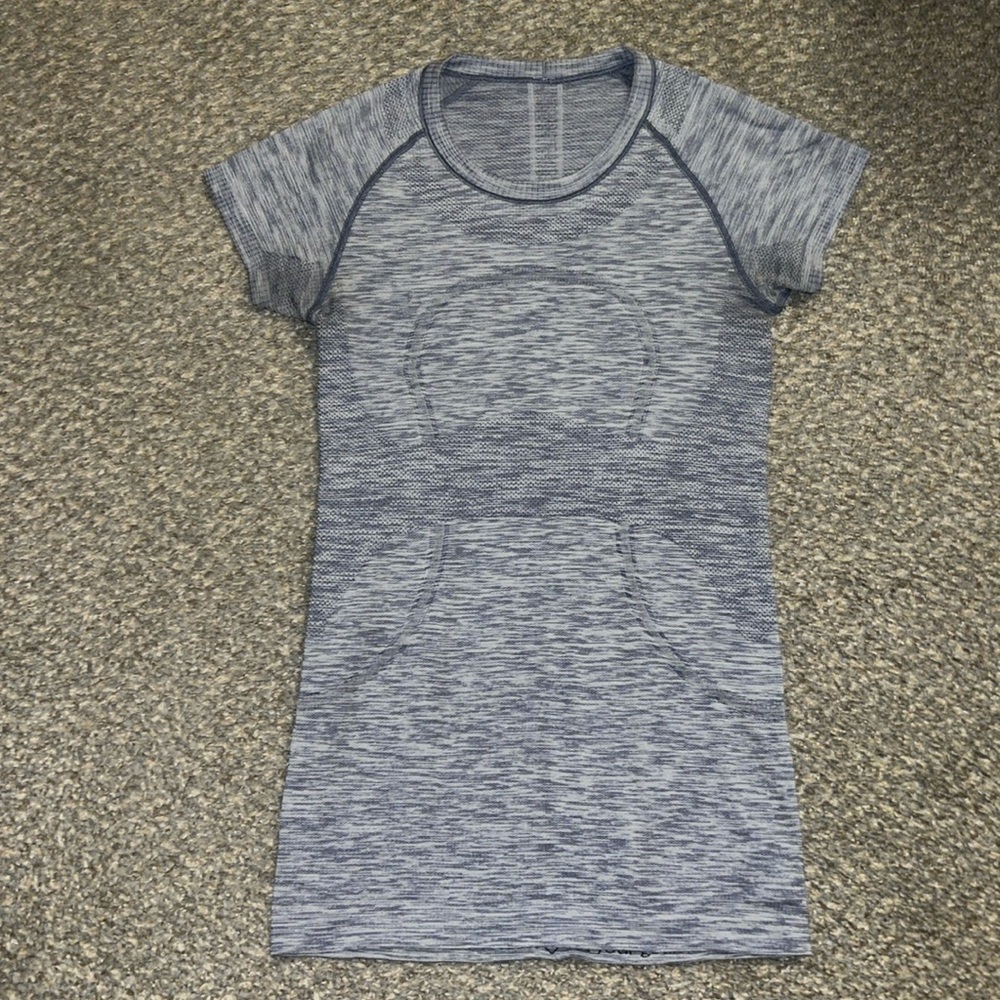 lululemon athletica Blue Gray Tank Top